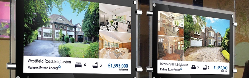 Affichage dynamique pour les agences immobilières intégrez vos prix sur nos PLV LCD 